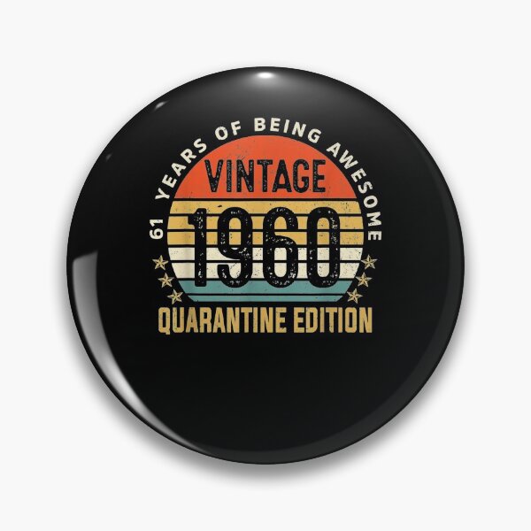 Item preview, 61 Years Old Retro Vintage 1960 61st Quarantine Birthday  designed and sold by dannareyansh.