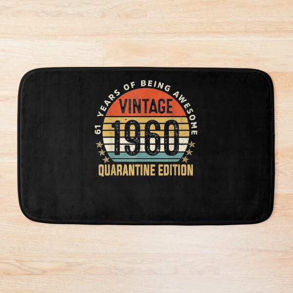 Item preview, 61 Years Old Retro Vintage 1960 61st Quarantine Birthday  designed and sold by dannareyansh.