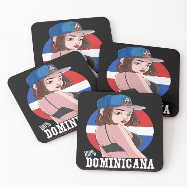 Item preview, 100% Dominicana Girl Dominican Republic Flag Roots designed and sold by Nosek1ng.