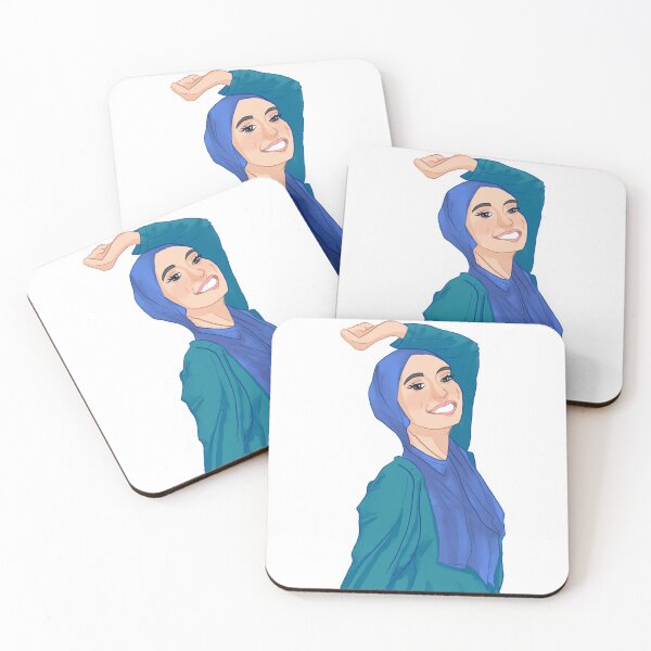 Item preview, Portrait - Aisha - Shayla Hijabi Woman Design designed and sold by alecillustrates.