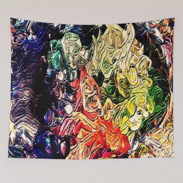 Item preview, multi-color abstraction designed and sold by Maria Mihailova.