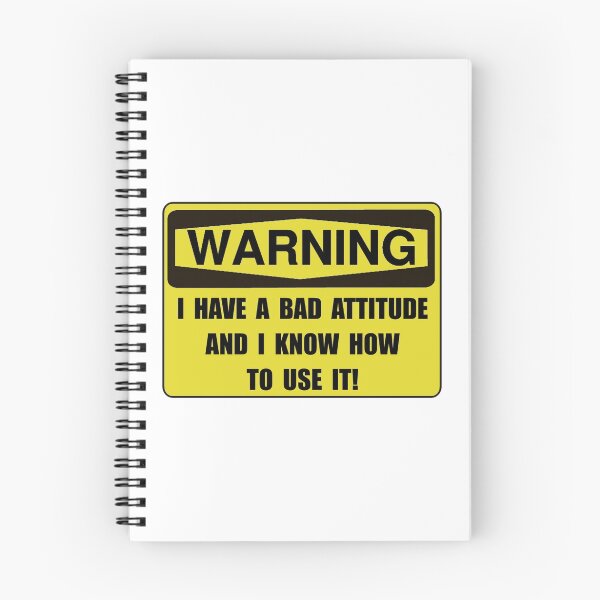 Item preview, Attitude Warning designed and sold by TheBestStore.