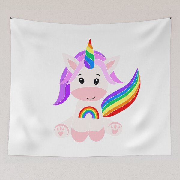 Item preview, Cute Rainbow Unicorn designed and sold by Orchyd.