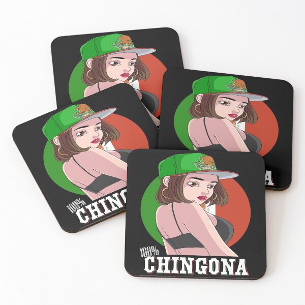 Item preview, 100% Chingona Mexican Flag Mexico Pride Mexicana Roots designed and sold by Nosek1ng.