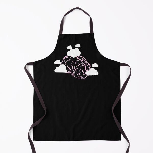 Item preview, Brain fog head in the clouds minimalistic mental health chronic illness designed and sold by SunnyAlloy.