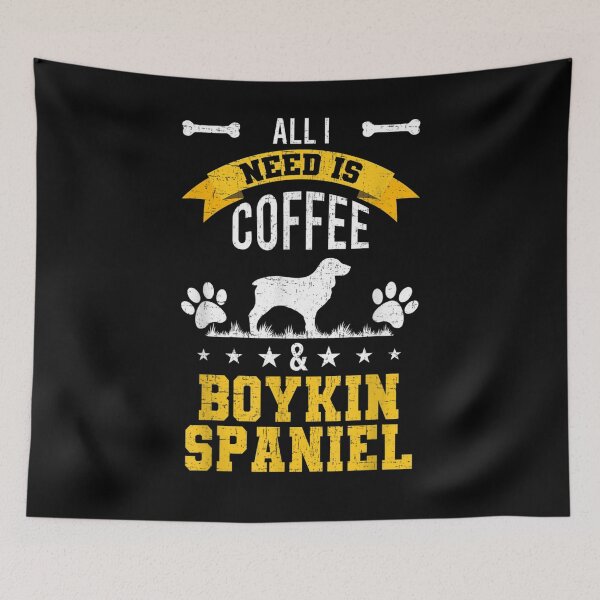Item preview, I Need Coffee And Boykin Spaniel Dog Lover  designed and sold by dannareyansh.