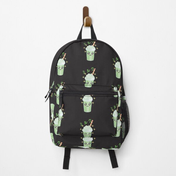 Item preview, Japanese Aesthetics Cute Kawaii Green Tea Matcha Milk Shake Illustrations With Japanese Kanji designed and sold by NightGleam.