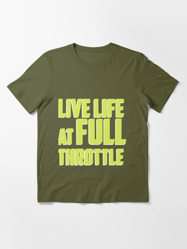 Live Wide Open T-Shirt – Full Throttle Yoga
