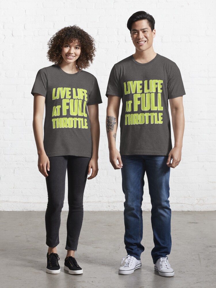 Live Wide Open T-Shirt – Full Throttle Yoga