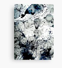 Ink Splatter Abstract Art Canvas Print