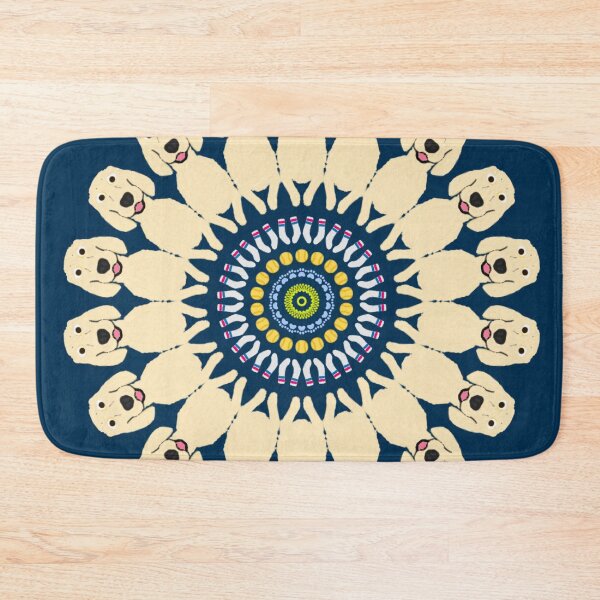 Item preview, Golden Retriever Mandala Design designed and sold by MandalaZoo.