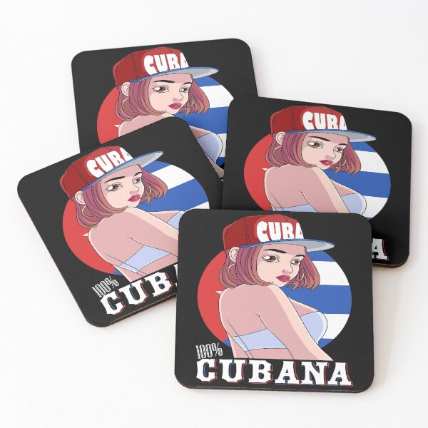 Item preview, 100% Cubana  Strong Girl Cuba Flag Roots designed and sold by Nosek1ng.