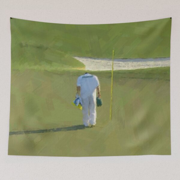 Item preview, Caddie bowed to the course. Masters 2021 designed and sold by DAEWI PARK.