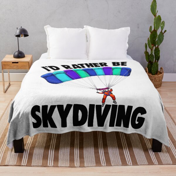 Item preview, I'd Rather Be Skydiving Orange designed and sold by Bendthetrend.