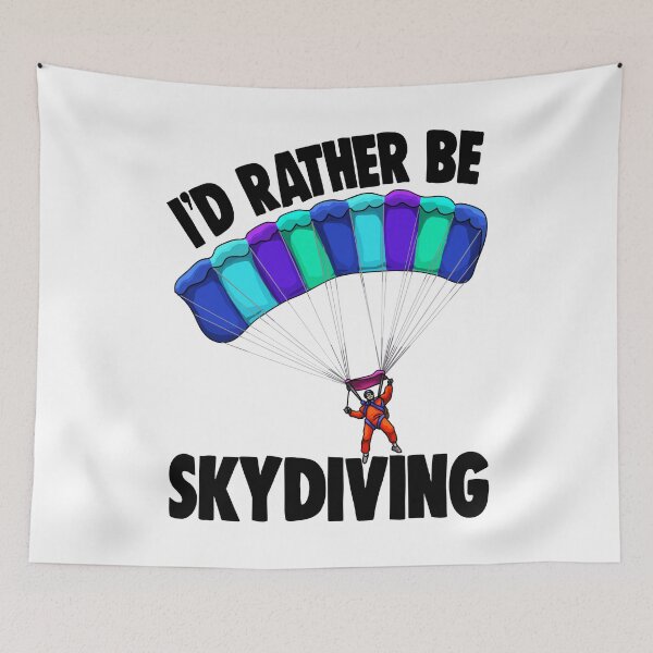 Item preview, I'd Rather Be Skydiving Orange designed and sold by Bendthetrend.
