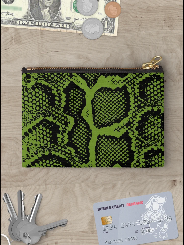 Thumbnail 3 of 4, Zipper Pouch, Python Skin designed and sold by DesignFantazia.