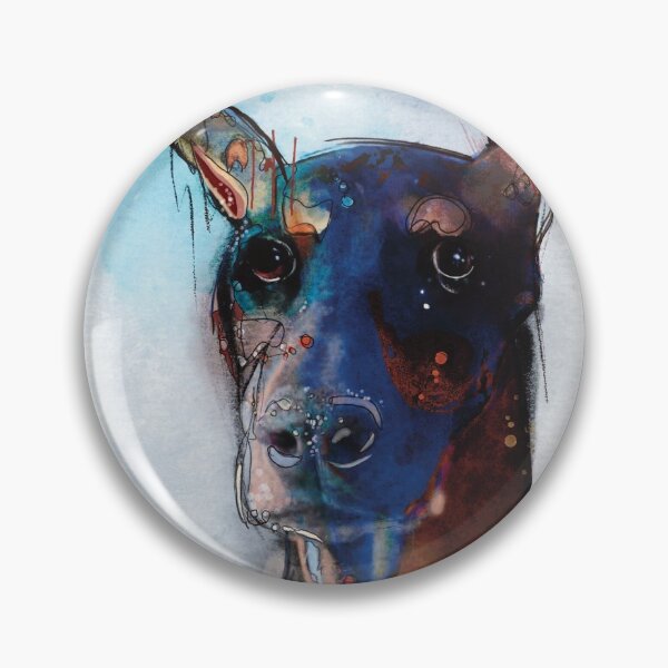 Item preview, Doberman in colours. designed and sold by Peta Wakeham.