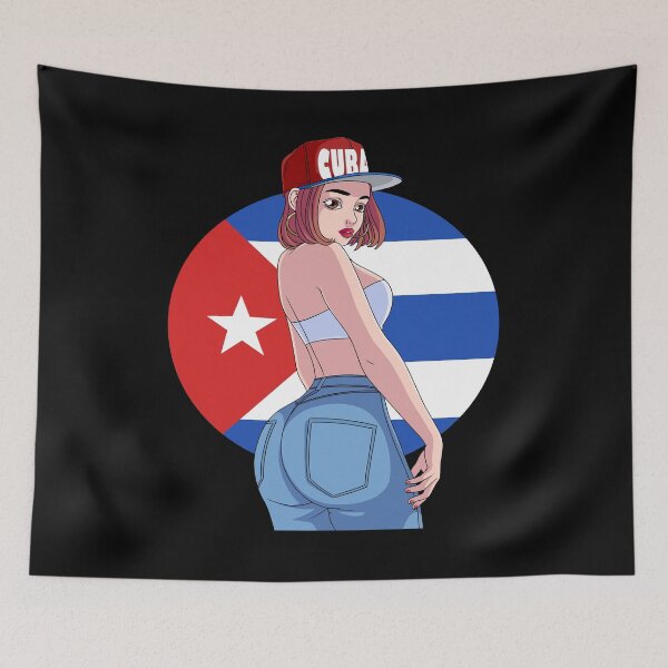 Item preview, Cubana Strong Girl Cuba Flag Roots designed and sold by Nosek1ng.