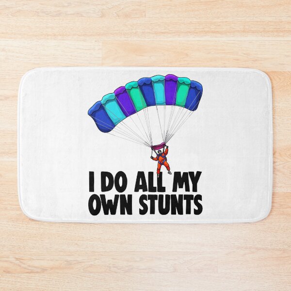 Item preview, I Do All My Own Stunts Skydive Orange designed and sold by Bendthetrend.
