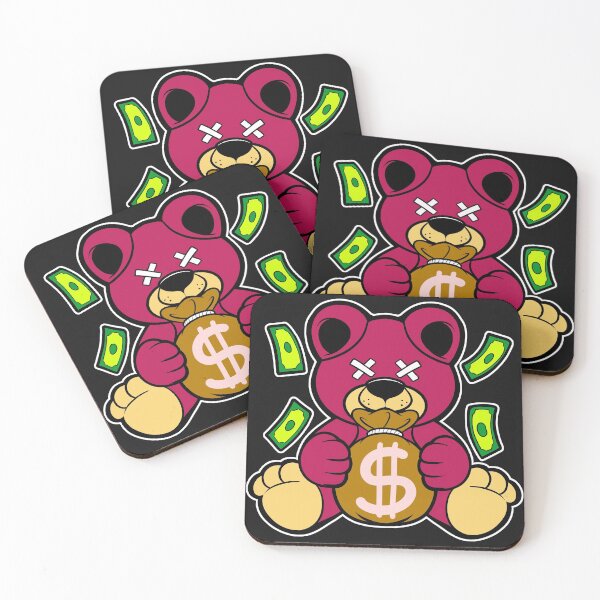 Item preview, bear holding money designed and sold by behold27.