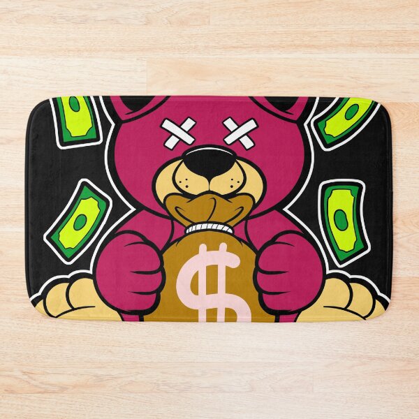 Item preview, bear holding money designed and sold by behold27.
