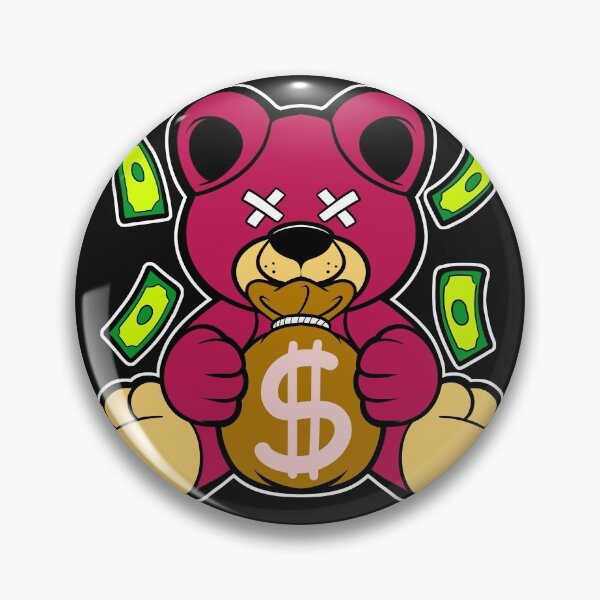 Item preview, bear holding money designed and sold by behold27.