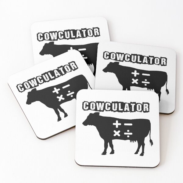 Item preview, COWCULATOR - Funny Cow Pun  designed and sold by LordAudes.