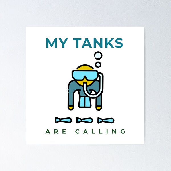 Item preview, MY TANKS ARE CALLING  designed and sold by CoopClothing.