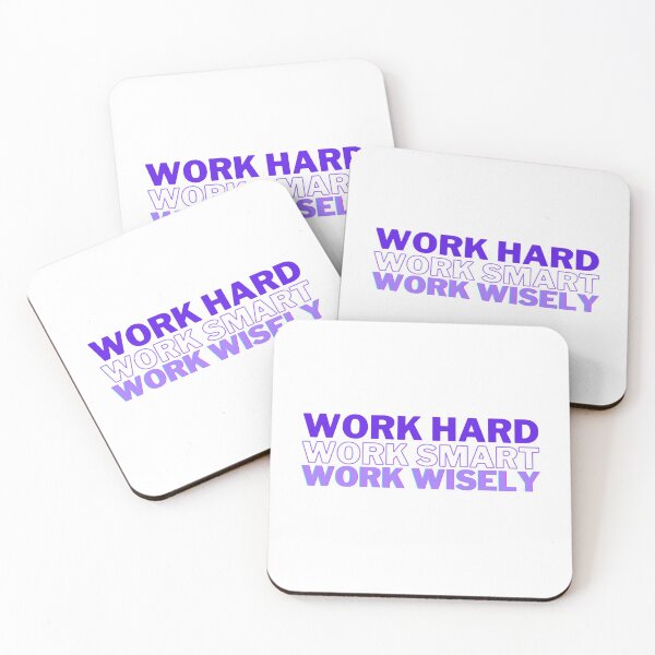 Item preview, Work Hard, Smart, and Wisely - Purple designed and sold by Bamb00s.