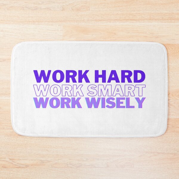Item preview, Work Hard, Smart, and Wisely - Purple designed and sold by Bamb00s.