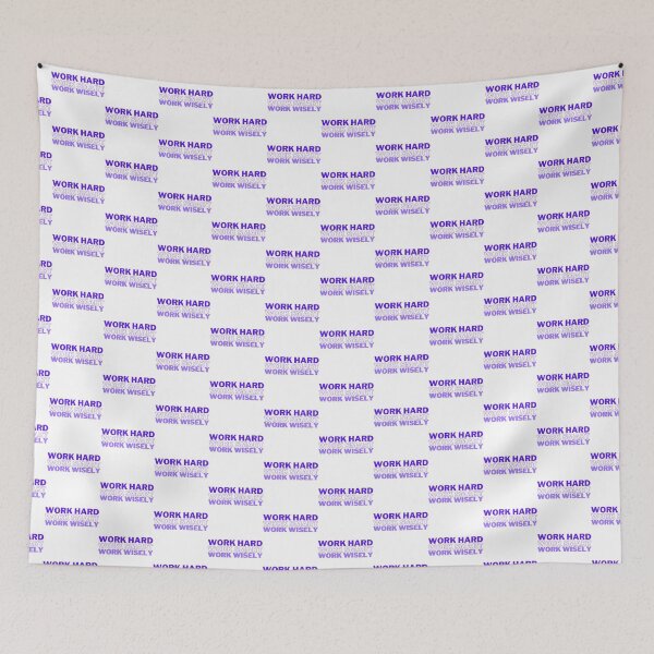 Item preview, Work Hard, Smart, and Wisely - Purple designed and sold by Bamb00s.