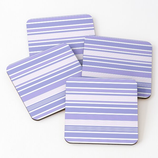 Item preview, Purple Pink White Horizontal Stripes (Stripes1_c3) designed and sold by Mimi Huang.