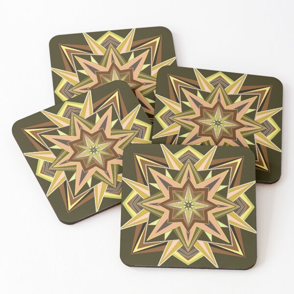 Item preview, The Colours of Fungus Mandala Style designed and sold by theclevercorvid.
