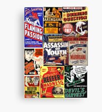 Reefer Madness Propaganda Canvas Print