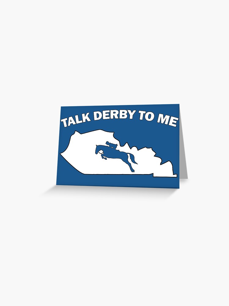 Talk Derby To Me Funny Talk Dirty To Me Pun Premium T-Shirt
