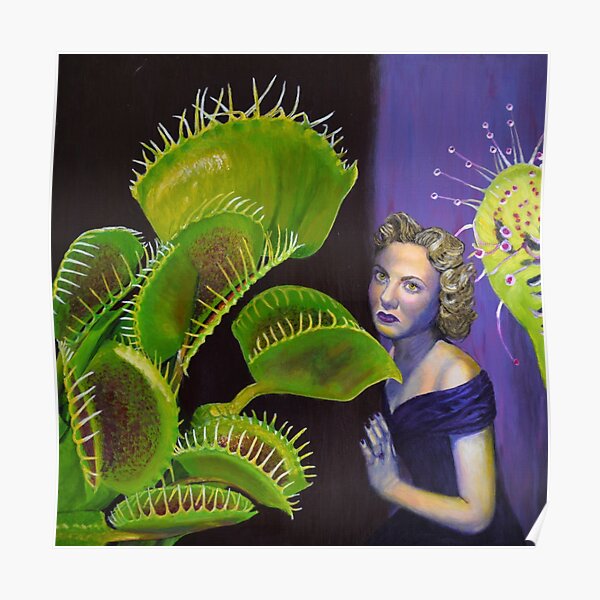 Venus Fly Trap Surreal Gloria Graham Surrealism Poster For Sale By