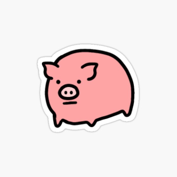 Item preview, Tiny Pig - Original Hand Drawn Miniature  designed and sold by shame doodle.