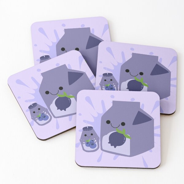 Item preview, Kawaii Blueberry Milk designed and sold by ReyelsArt.