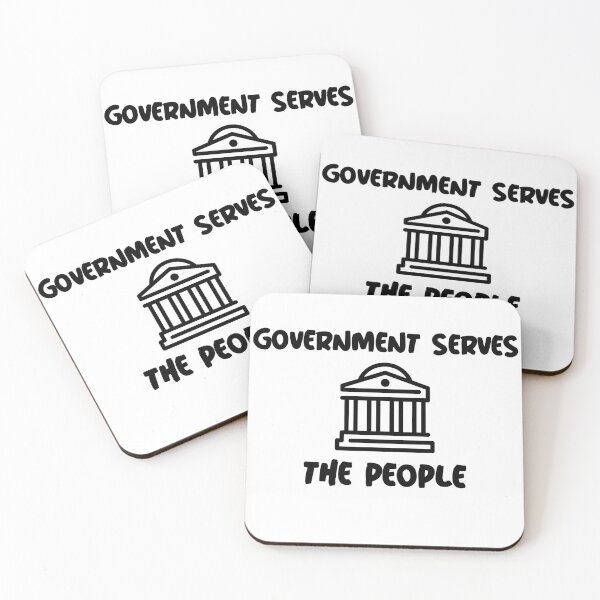 Item preview, Government Serves The People designed and sold by Poly-Sci-Store.