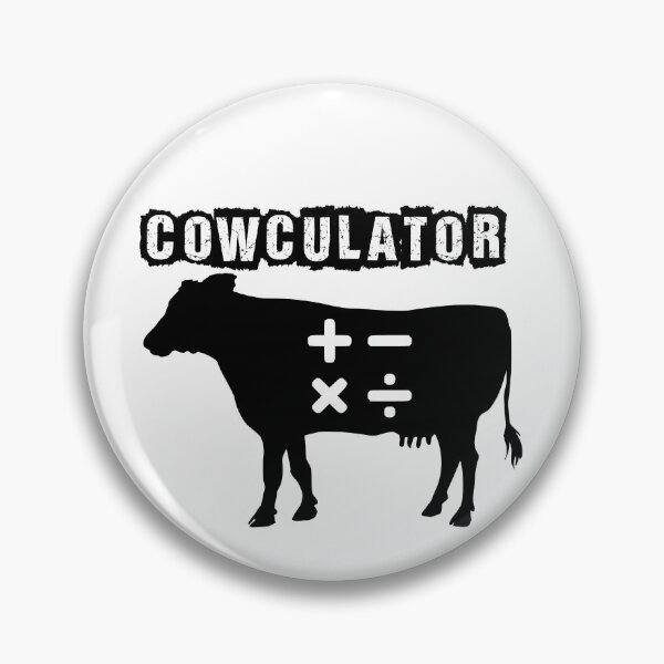 Item preview, COWCULATOR - Funny Cow Pun  designed and sold by LordAudes.