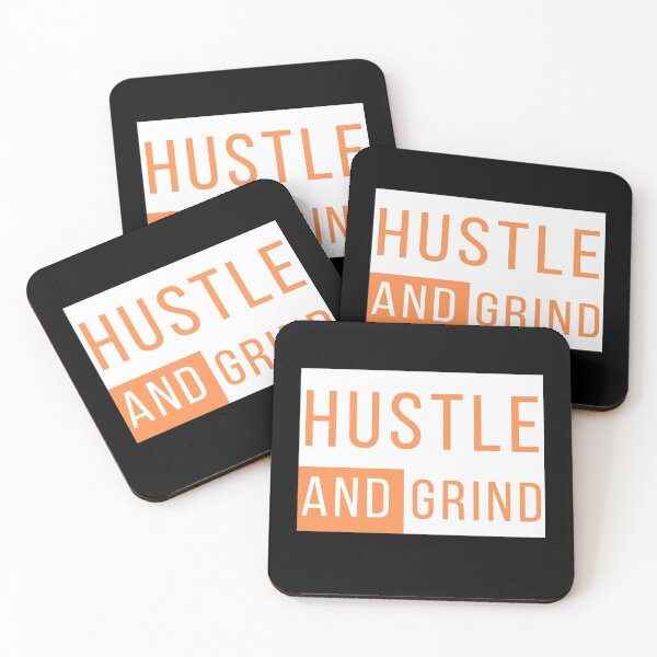 Item preview, Hustle And Grind Motivation Saying designed and sold by DerEmmat.