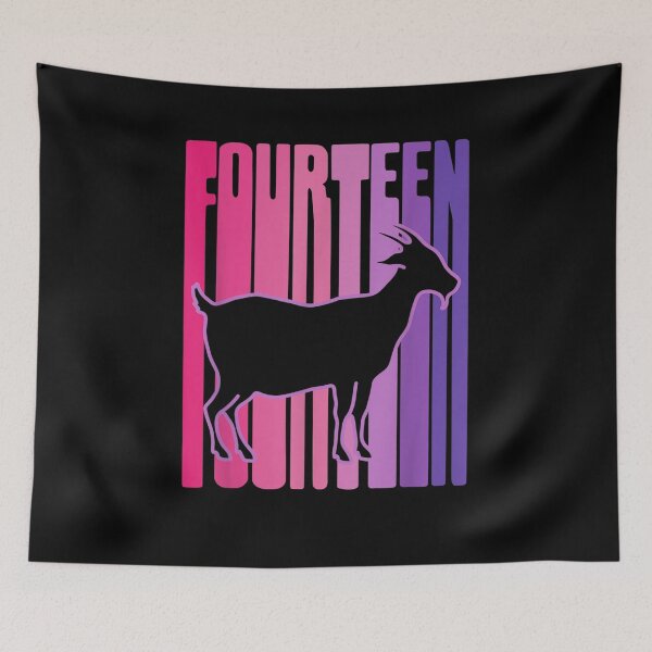 Item preview, Cute 14th Birthday Top I Domestic Goats I 14 Years Old  designed and sold by dannareyansh.