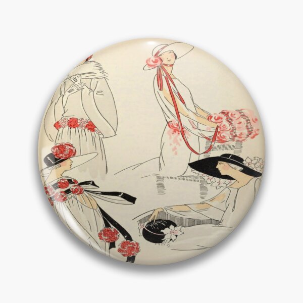 Item preview, Art Deco La Vie En Rose The Rosy Life Classy Ladies Flapper designed and sold by 108dragons.