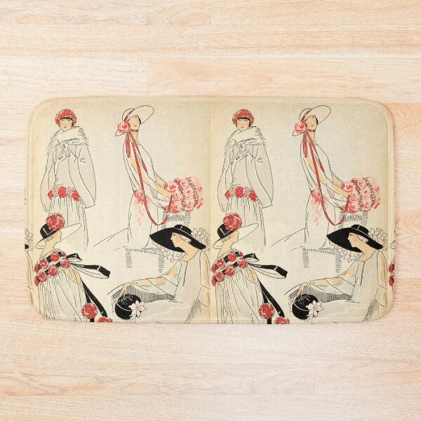Item preview, Art Deco La Vie En Rose The Rosy Life Classy Ladies Flapper designed and sold by 108dragons.