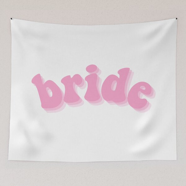 Item preview, Bride Pink Curve Retro Aesthetic Design designed and sold by allymadethis.