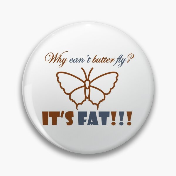 Artikelvorschau, Schmetterling ~ Warum kann Butter nicht fliegen? entworfen und verkauft von Boakes-Digital.