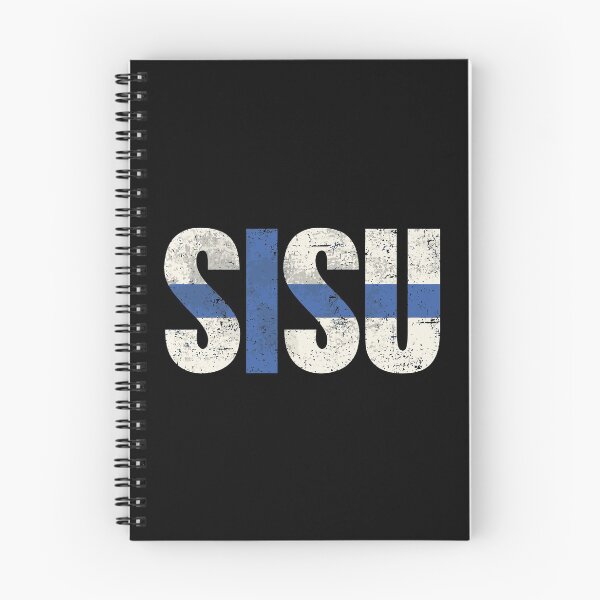 Aperçu de l'œuvre Sisu drapeau finlandais Vintage en détresse T-shirt Finlande Suomi créée et vendue par boordronnie.