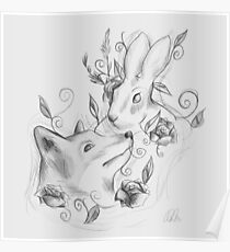 Fox and the Hare Poster
