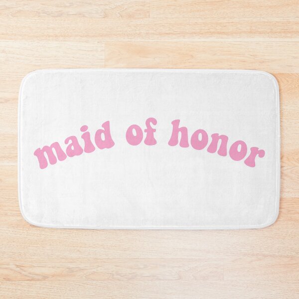 Item preview, Maid of Honor Hot Pink Curve Aesthetic Design designed and sold by allymadethis.
