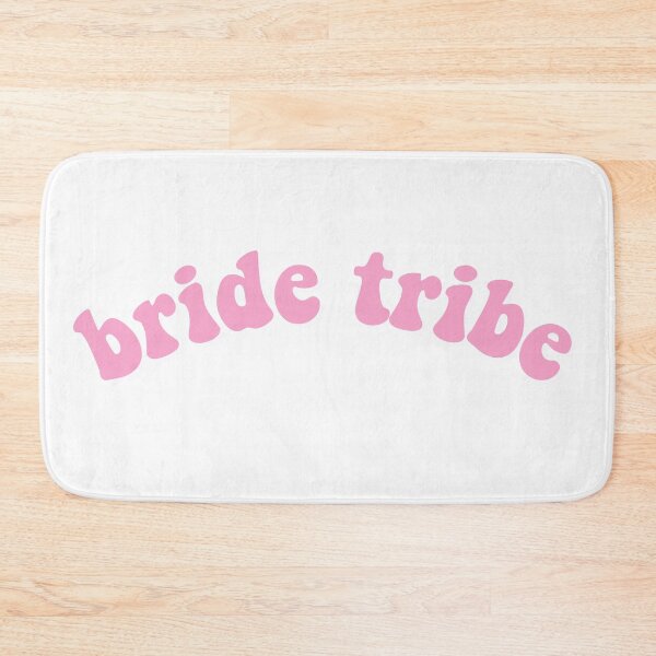 Item preview, Bride Tribe Hot Pink Curve Retro Aesthetic Design designed and sold by allymadethis.